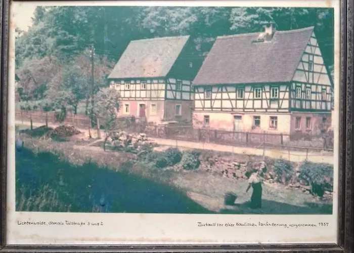 롯지 Ruhig Und Spartanisch Wohnen Im Denkmal 리첸발드